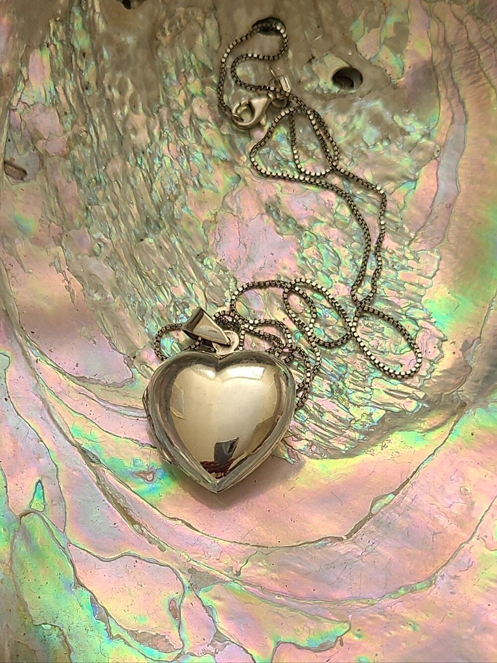 Heart Pendant Locket .925 Sterling Silver